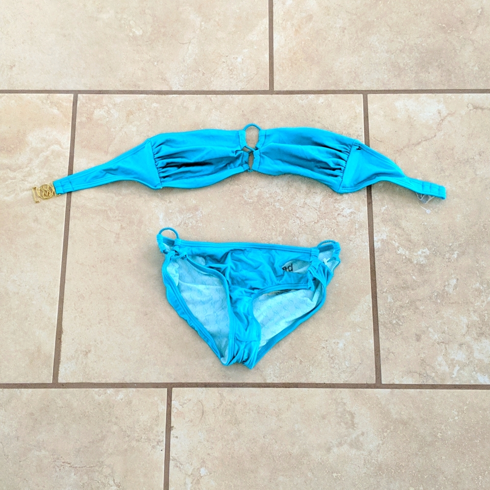 Victoria Secret Aqua Teal Bikini Swimsuit Swim